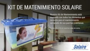 LIMPIEZA Y MANTENIMIENTO DE PUERTAS Y VENTANAS Kit Solaire mantenimiento Solaire